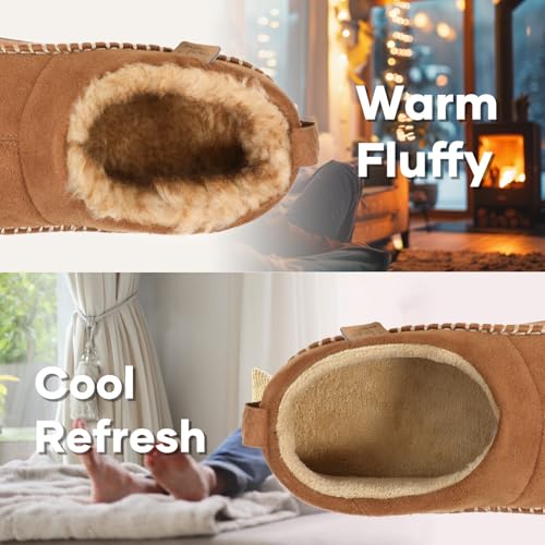 Zizor Men's Memory Foam Moccasin House Shoes Slippers for Comfortable Home Use
| Zizor Men's Doyle Memory Foam Slippers